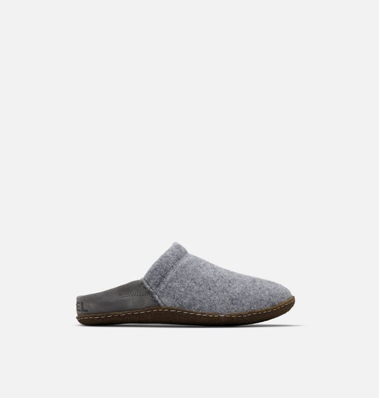 Womens Slippers Grey - Sorel Nakiska™ Scuff - 761-QUIXNV